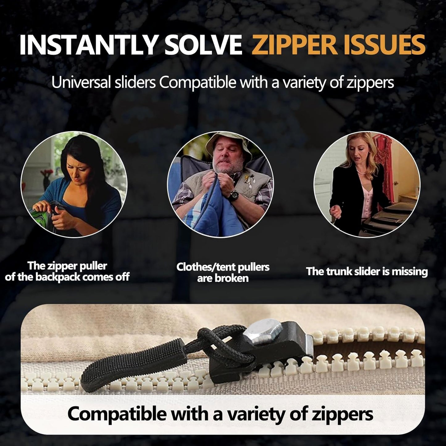 Zipper Slider Replacement