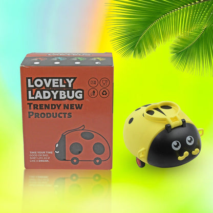 Cute Bug-Shaped Kids Water Bottle with Straw & Strap – Portable, 4-Wheel Design, Perfect for School & Return Gifts (1 Pc)