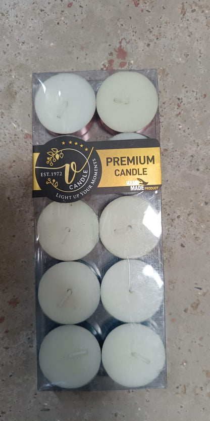 Assortment of vibrant decorative candles ready for gifting or decor.