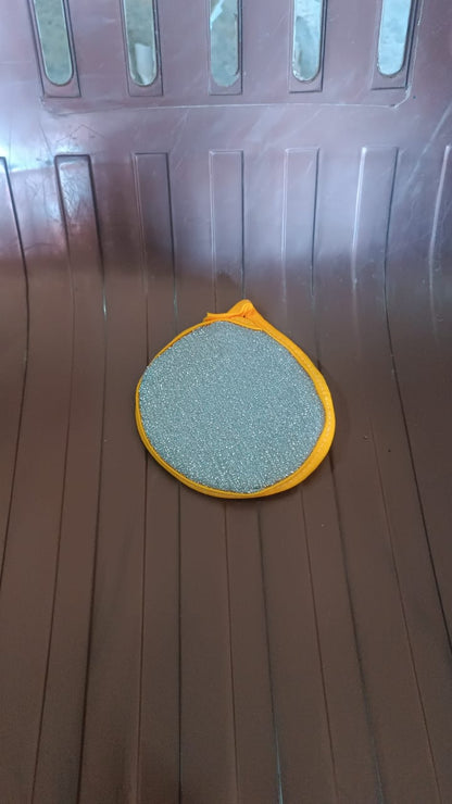 Double Side Dishwashing Sponge Dish Washing Brush (1 Pc)