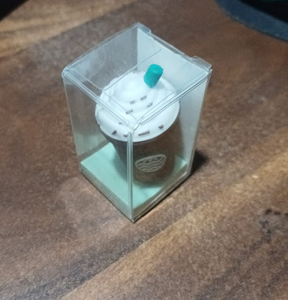 Rear view of the 2-in-1 coffee ice cream pencil sharpener.
