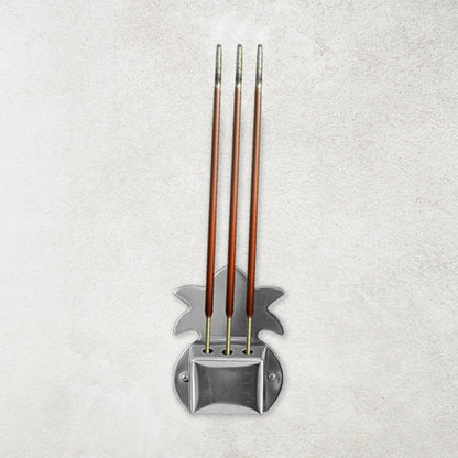 Wall-Mount Metal Incense Stick Holders (3 Pc)