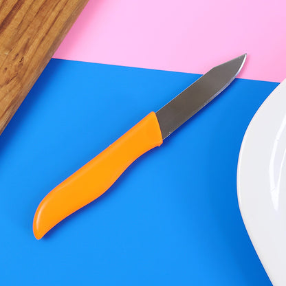 Kitchen knife with sharp blade and ergonomic handle for detailed tasks