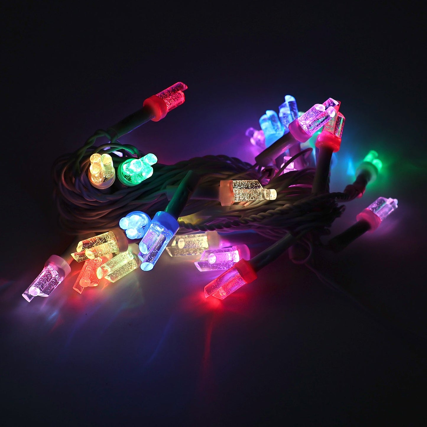 Warm white LED fairy lights on flexible wire for home decorative lighting