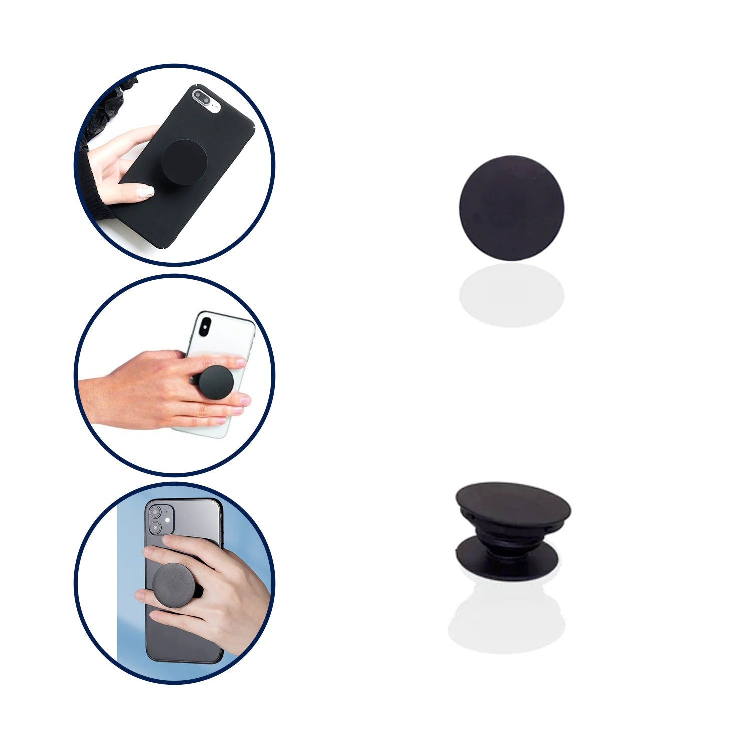 Stylish phone  socket for secure handling.