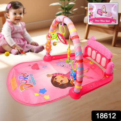 2in1 Baby Kick and Play Piano Gym Mat & Fitness Rack (1 Set)