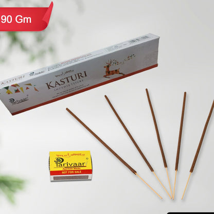 Close-up of unlit Agarbatti Mix Flavour incense sticks with matchsticks for easy lighting.